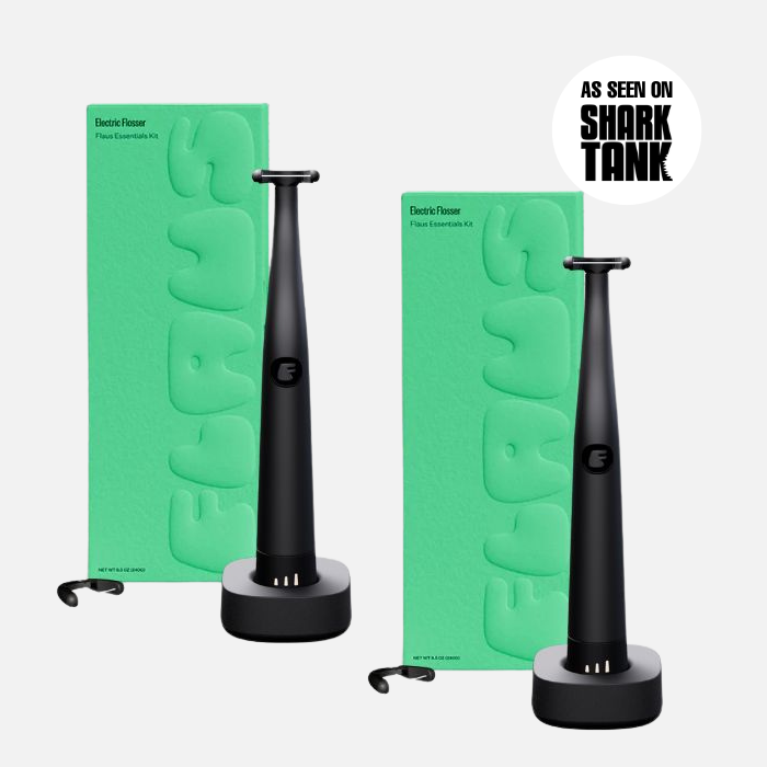 Flaus Electric Flosser Starter Kit - Power Duo