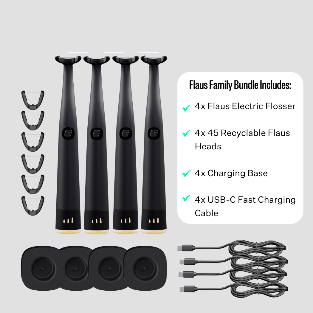 Flaus Electric Flosser Starter Kit